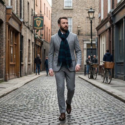 Black Watch Lambswool Tartan Scarf
