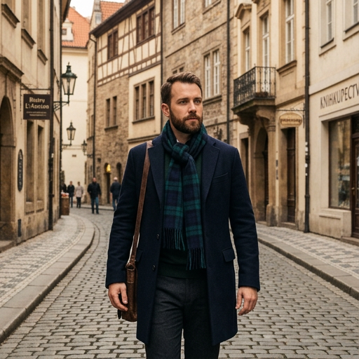 Black Watch Lambswool Tartan Scarf