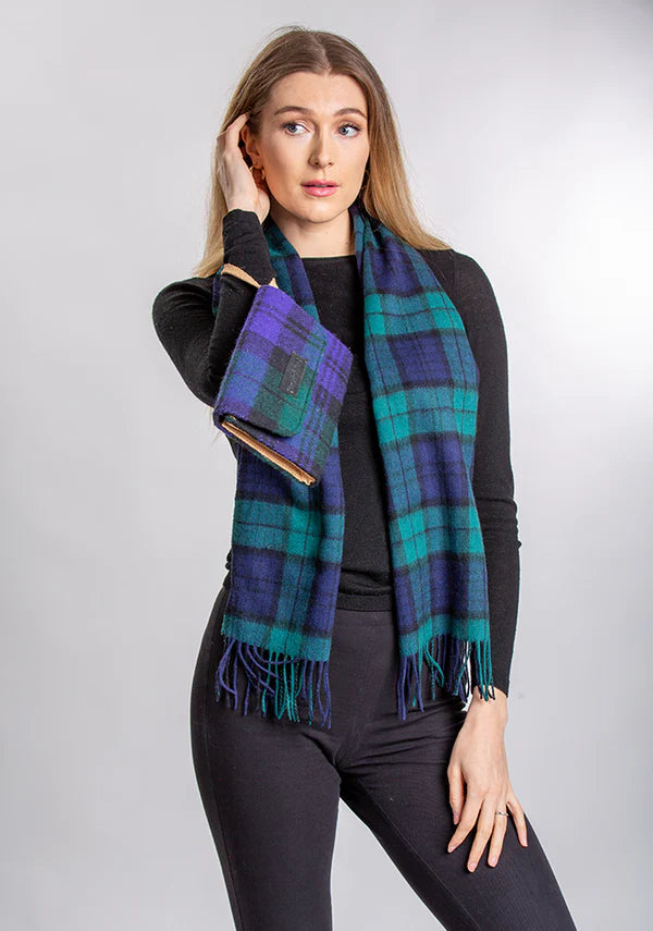 Black Watch Lambswool Tartan Scarf