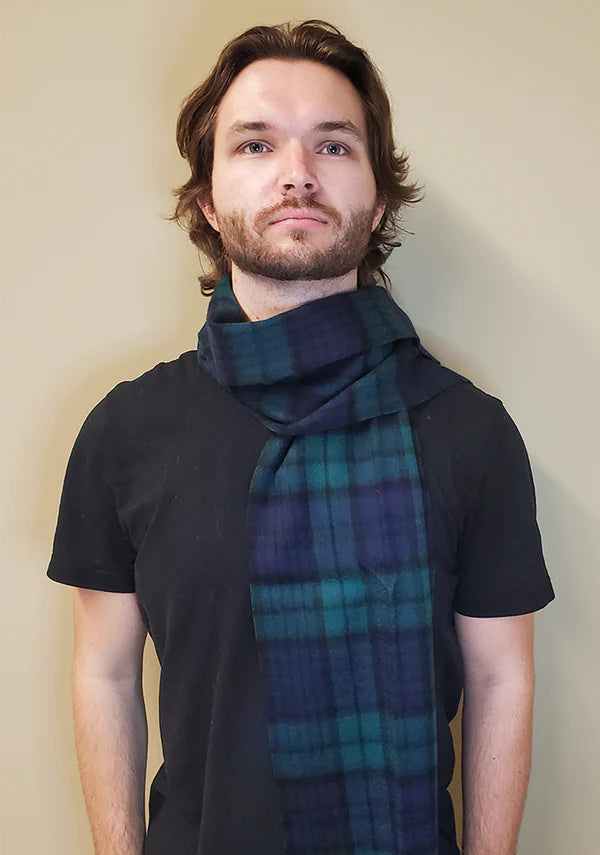 Black Watch Lambswool Tartan Scarf