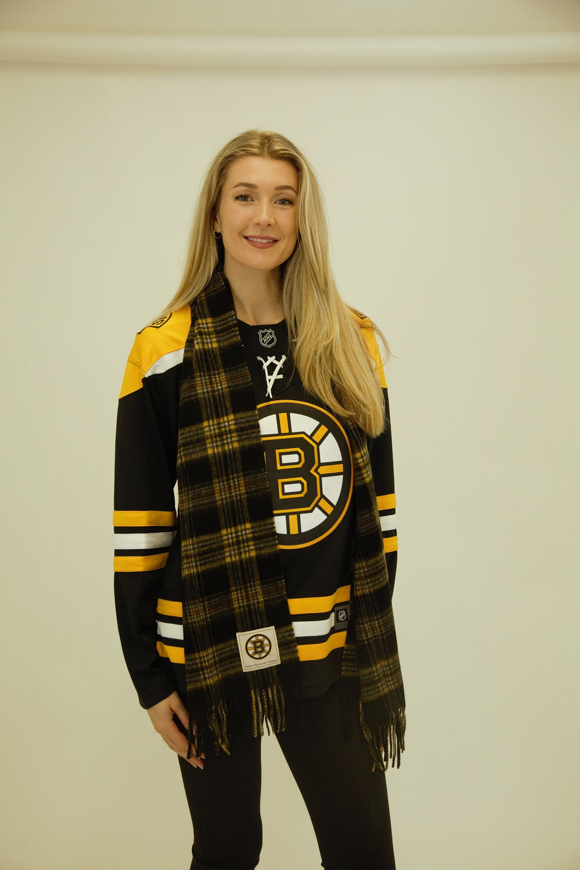 Boston Bruins Lambswool Scarf Extra Long