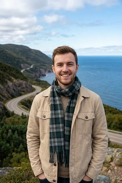Cape Breton Lambswool Tartan Scarf