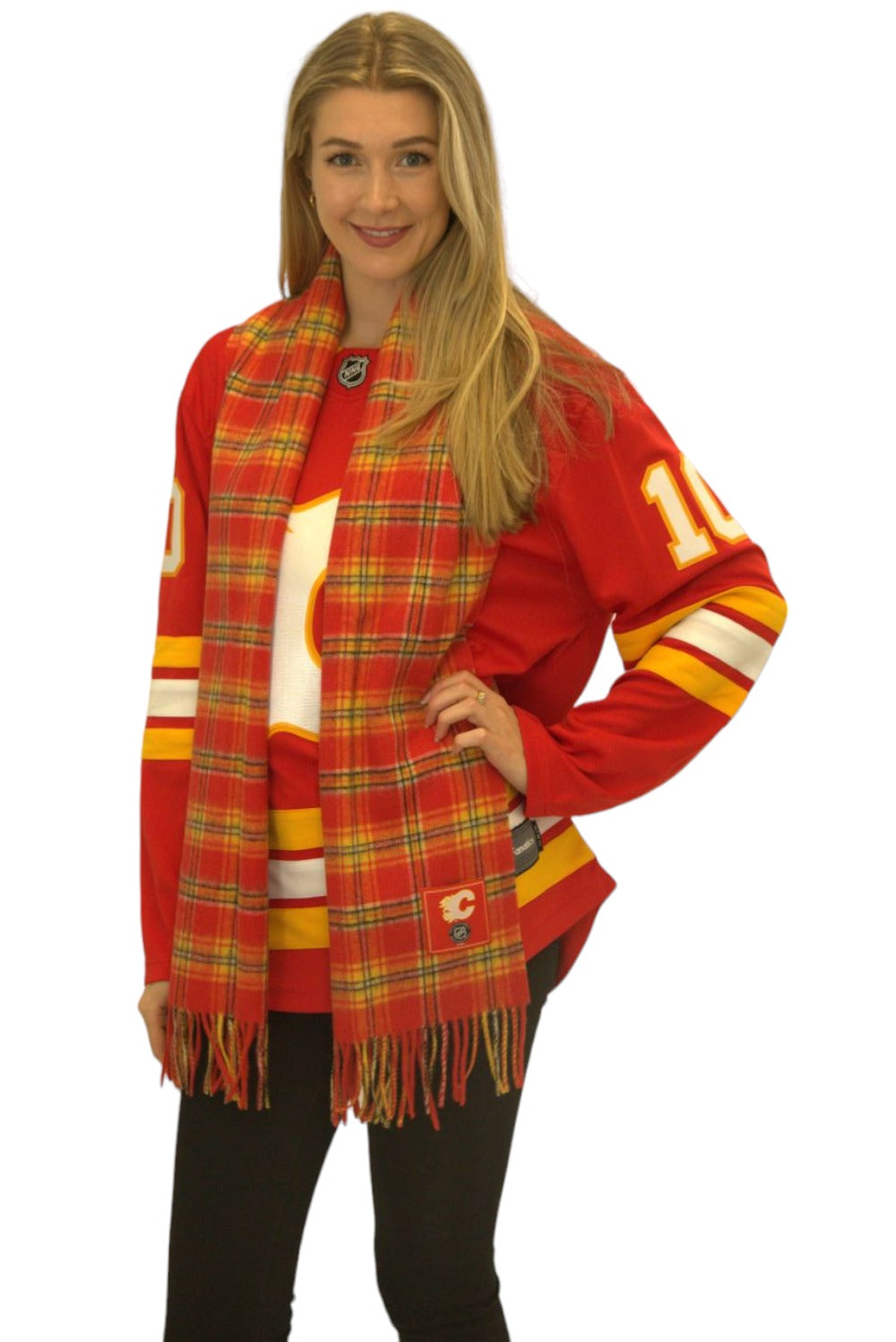 Calgary Flames Extra Long Lambswool Scarf