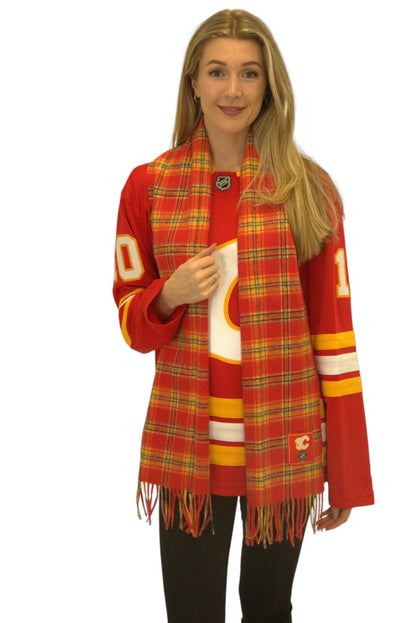 Calgary Flames Extra Long Lambswool Scarf