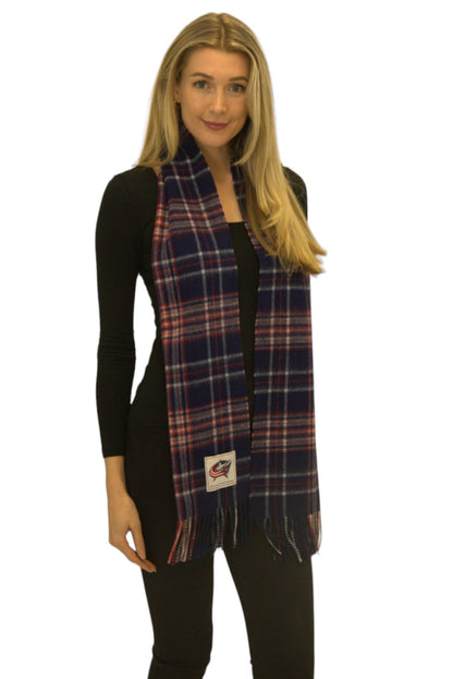 Columbus Blue Jackets Lambswool Scarf Extra Long