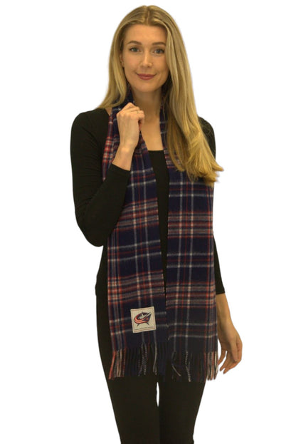 Columbus Blue Jackets Lambswool Scarf Extra Long
