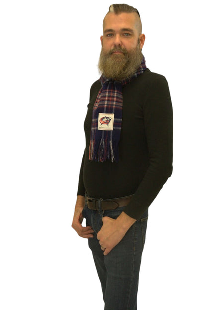 Columbus Blue Jackets Lambswool Scarf Extra Long