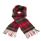 Dark Maple Lambswool Tartan Scarf