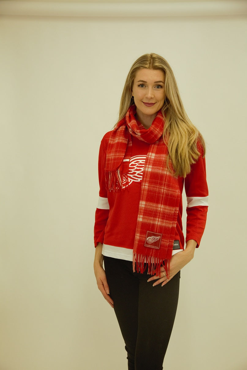 Detroit Red Wings Lambswool Scarf Extra Long
