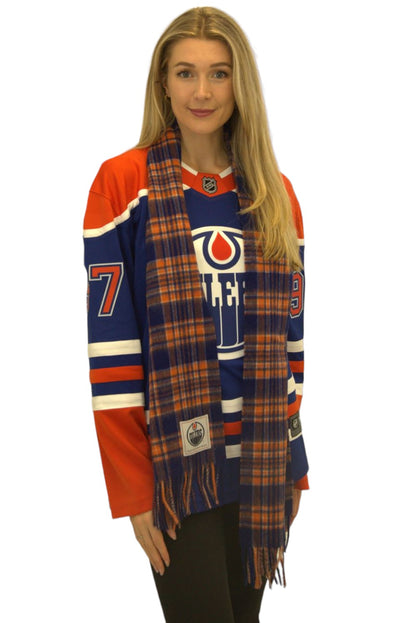 Edmonton Oilers Extra Long Lambswool Scarf