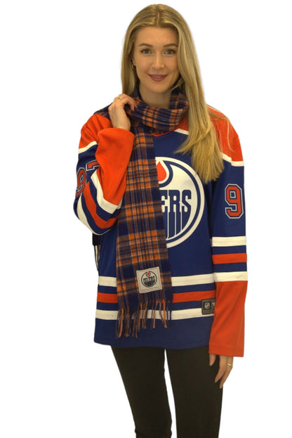 Edmonton Oilers Extra Long Lambswool Scarf