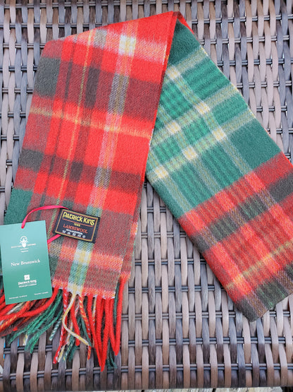 New Brunswick Lambswool Tartan Scarf