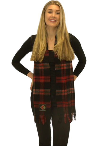 Ottawa Senators Lambswool Scarf Extra Long