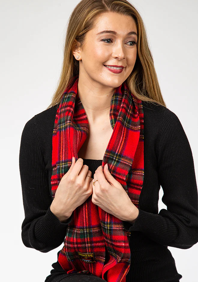 Royal Stewart Lambswool Tartan Scarf