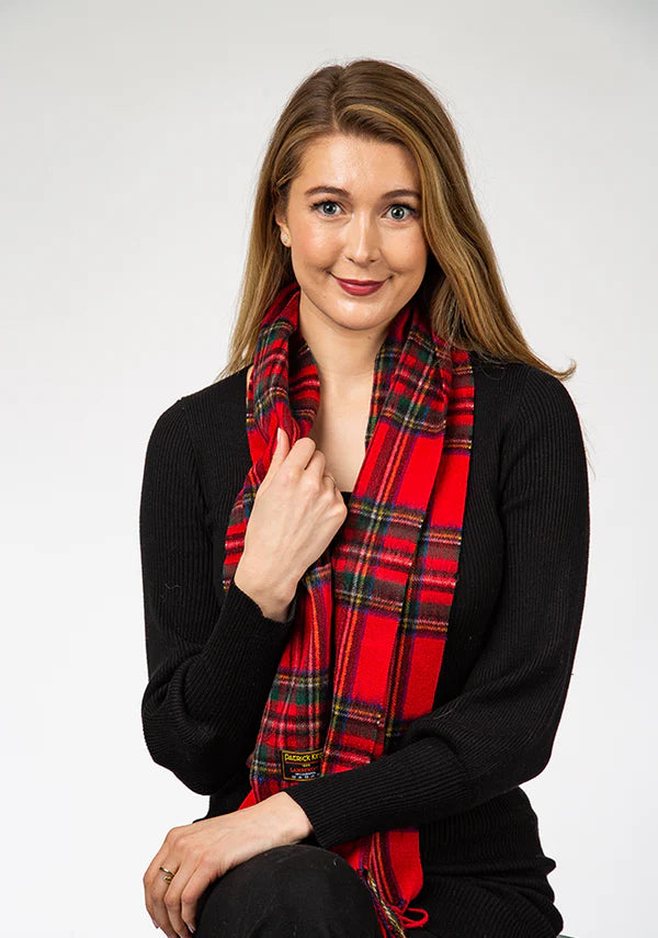 Royal Stewart Lambswool Tartan Scarf