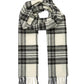 Stewart Grey Dress Lambswool Tartan Scarf