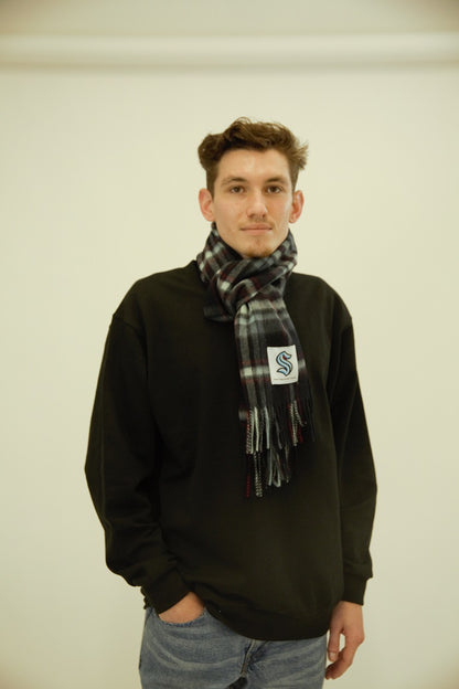 Seattle Kraken Extra Long Lambswool Scarf