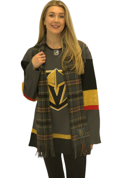 Vegas Golden Knights Extra Long Lambswool Scarf