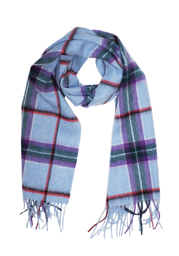 World Peace Lambswool Tartan Scarf