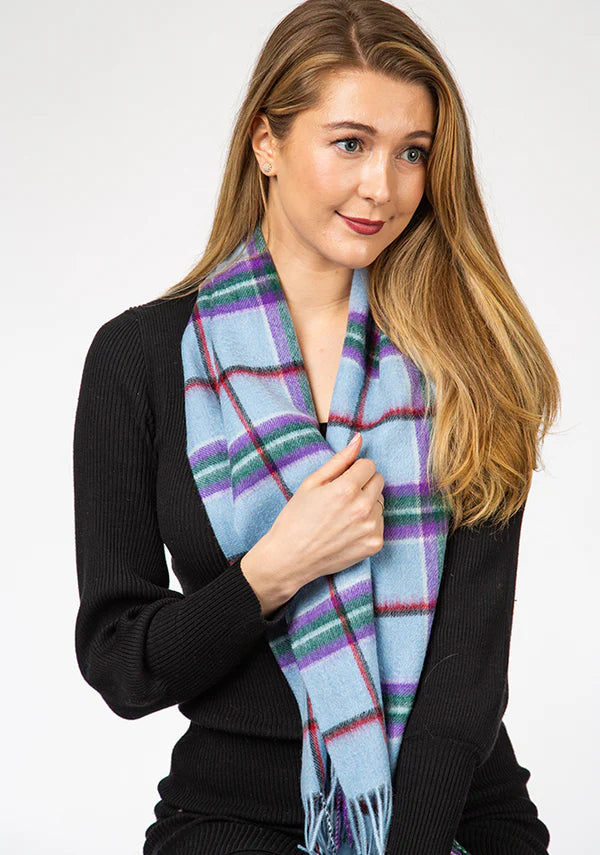 World Peace Lambswool Tartan Scarf