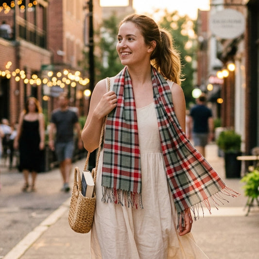 Fire & Stone Polyviscose Scarf/Shawl