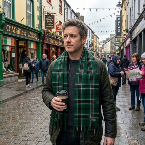 Spirit of Ireland Lambswool Tartan Scarf