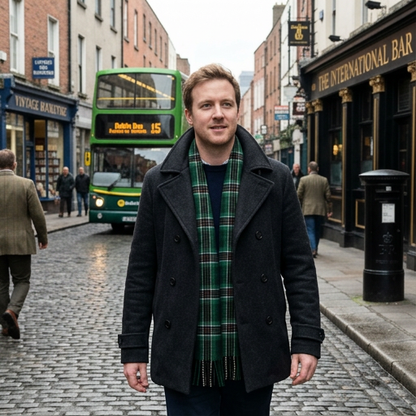 Spirit of Ireland Lambswool Tartan Scarf