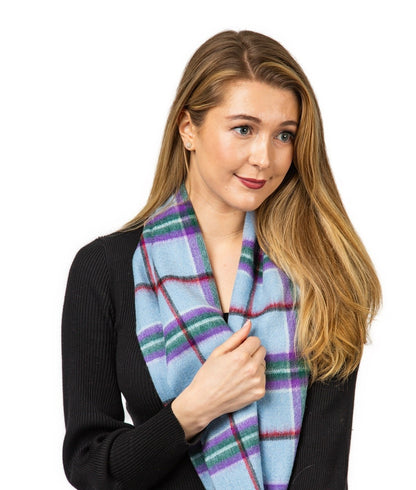 World Peace Lambswool Tartan Scarf