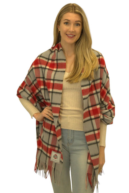 Ohio State Lambswool Shawl