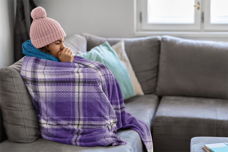 Northwestern Knee Blanket