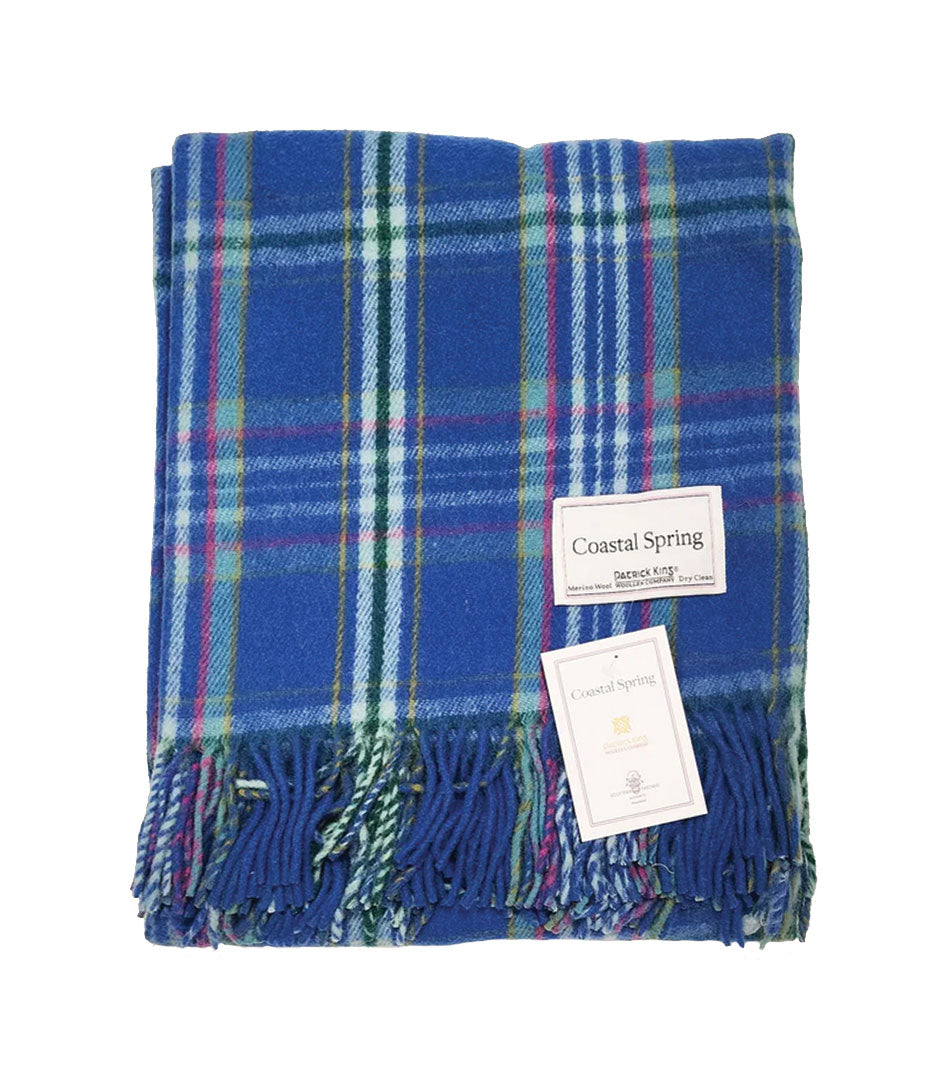 Coastal Spring Deluxe Wool Blanket