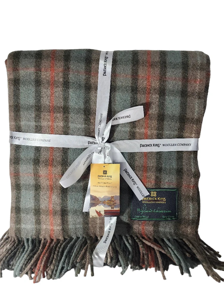 Fraser Hunting Ancient Wool Knee Blanket