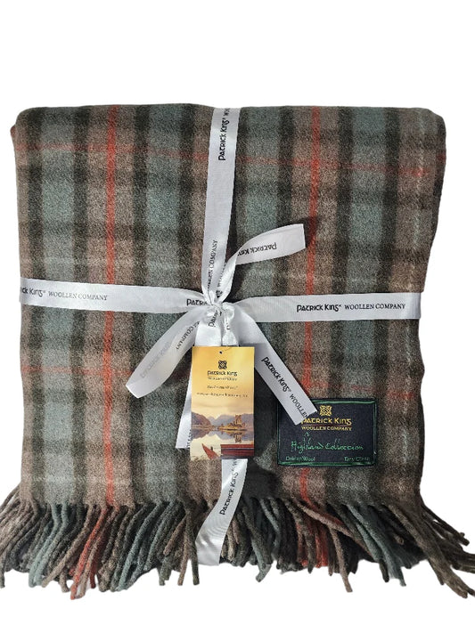 Fraser Hunting Ancient Wool Knee Blanket
