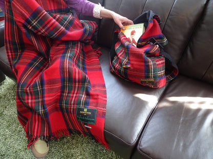 Royal Stewart Deluxe Wool Blanket