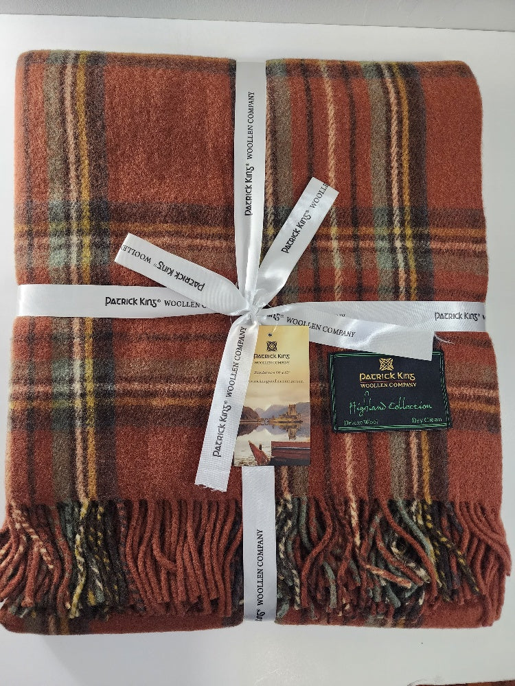 Merino Wool Tartan Blankets