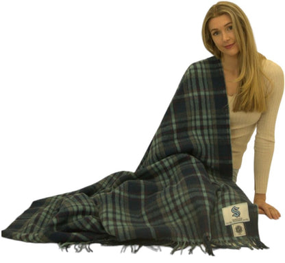 Seattle Kraken Wool Blanket