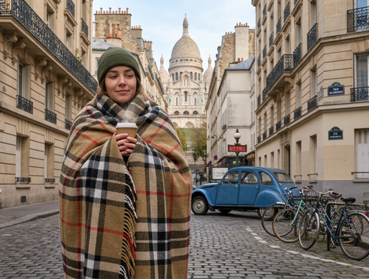 Thompson Camel Deluxe Wool Blanket