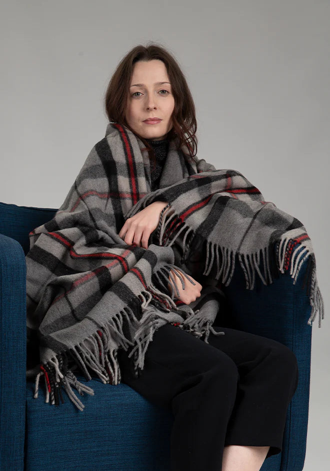 Thompson Grey Deluxe Wool Blanket