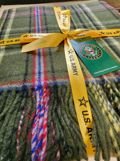 US Army Emblem Deluxe Wool Stadium Blanket