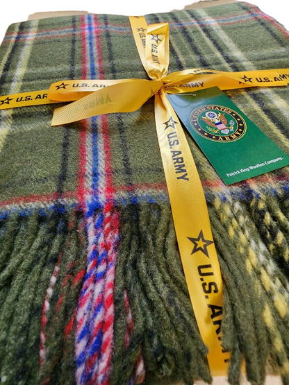 US Army Emblem Deluxe Wool Blanket