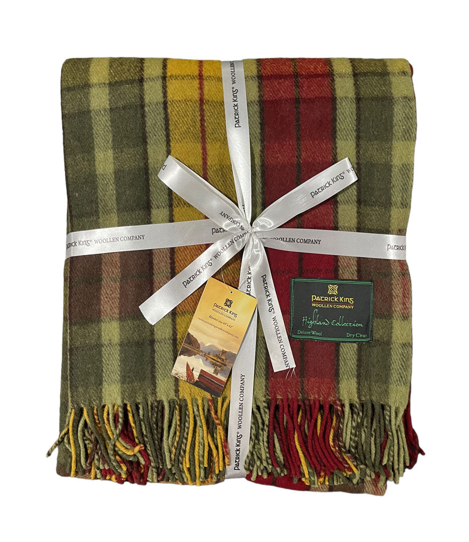 Merino Wool Tartan Blankets