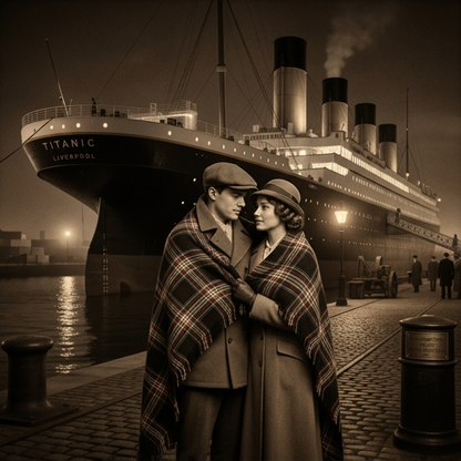 Spirit of the Titanic Deluxe Wool Blanket