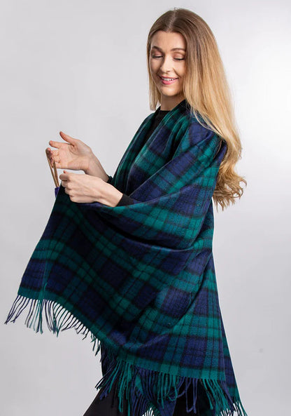 Black Watch Lambswool Cape