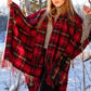 Dark Maple Lambswool Cape