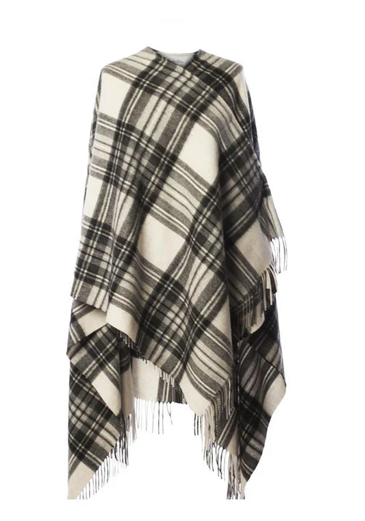 Stewart Grey Dress Lambswool Cape