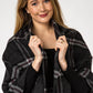 Thompson Charcoal Lambswool Cape