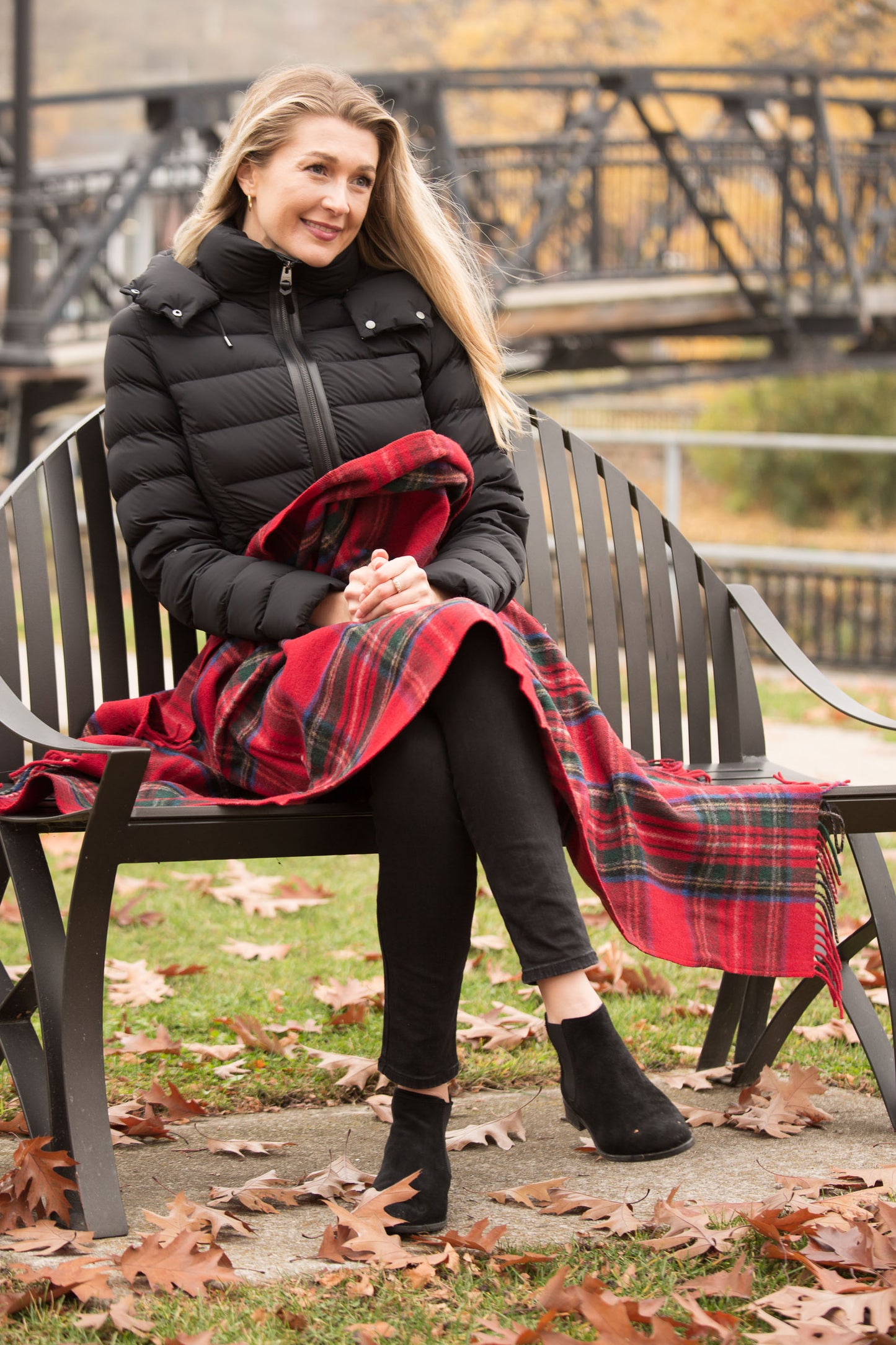 Royal Stewart Merino Wool Knee Blanket