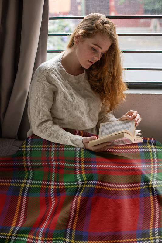 Royal Stewart Merino Wool Knee Blanket