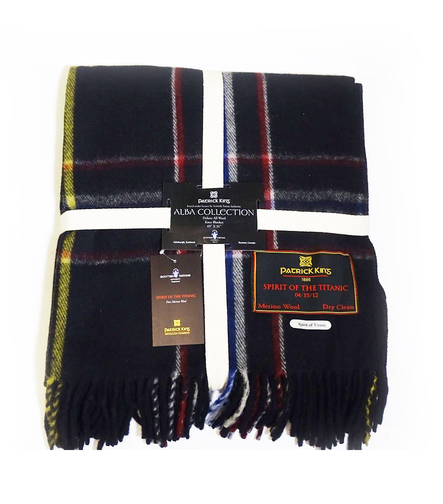 Spirit of the Titanic Merino Wool Knee Blanket