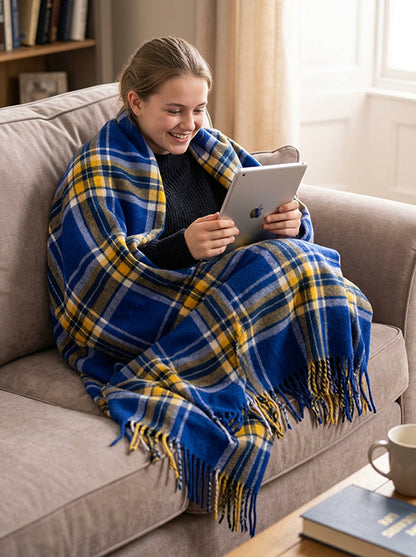 Sunlit Horizon Deluxe Wool Knee Blanket